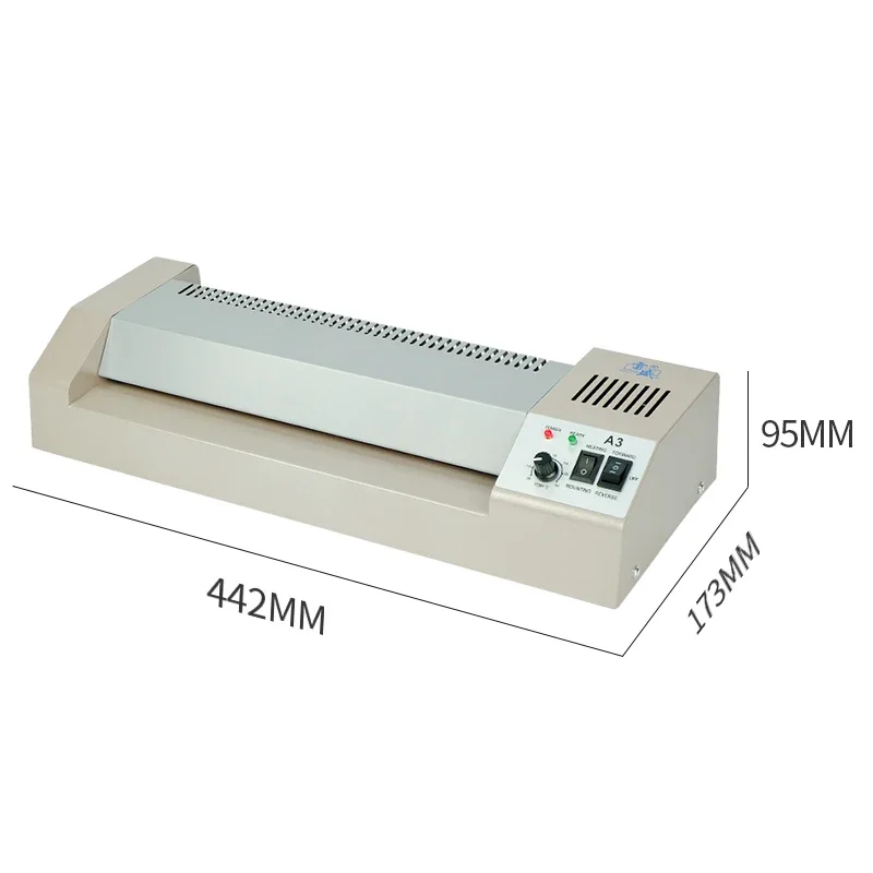 600W Hot and Cold Laminating Machine 4 Rolls 320mm Pouch Film Machine Waterproof, Preventing Variations and Fading of Color