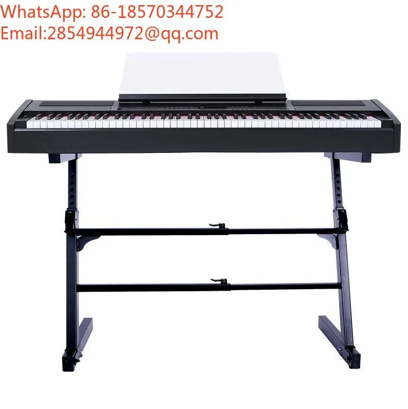 Double Layer Thickened Z-Shape Keyboard Stand Retractable Foldable Universal Stage Electronic Piano Bracket