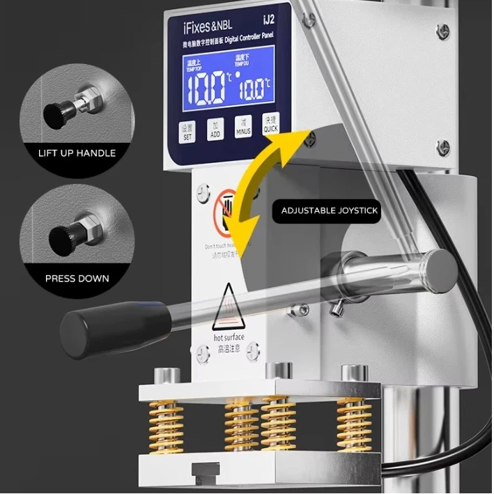 

iJ2 Многоцелевая машина для ремонта мобильных телефонов с двойным предварительным нагревом и удержанием давления