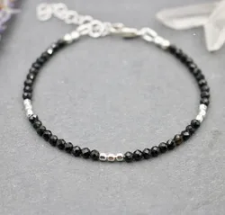 Black Tourmaline Empath Protection Bracelet for Women