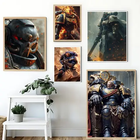 Gioco caldo 40K Poster Poster adesivi Adesivo di carta impermeabile Coffee House Bar Home Decor