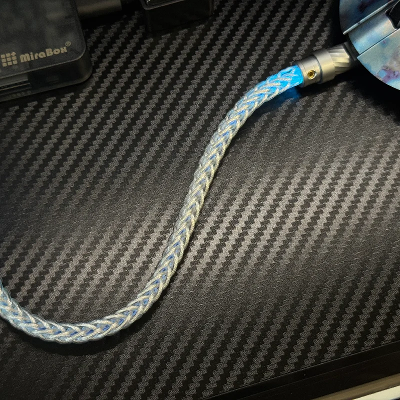 Aviator 20cm Single Crystal Copper Glowing Custom Short Cable High Speed 8k Polling Rate Luminous Data Cord