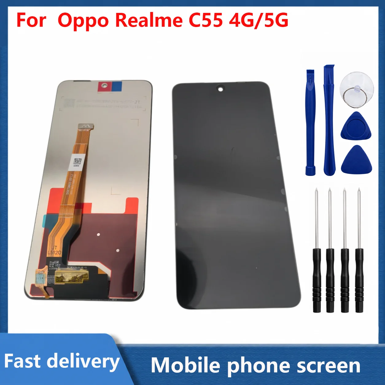 AAA Quality Suitable for Oppo Realme C55 4G /5G Display Original Touch Screen Digitizer Component Replacement