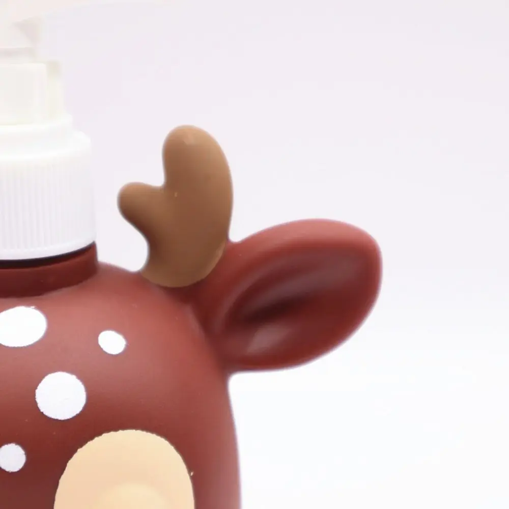 Press Type Deer Dispenser Soap Bottle Cartoon Empty Refillable Shampoo Lotion Kids Shower Empty Travel Hand Sanitizer Bottle