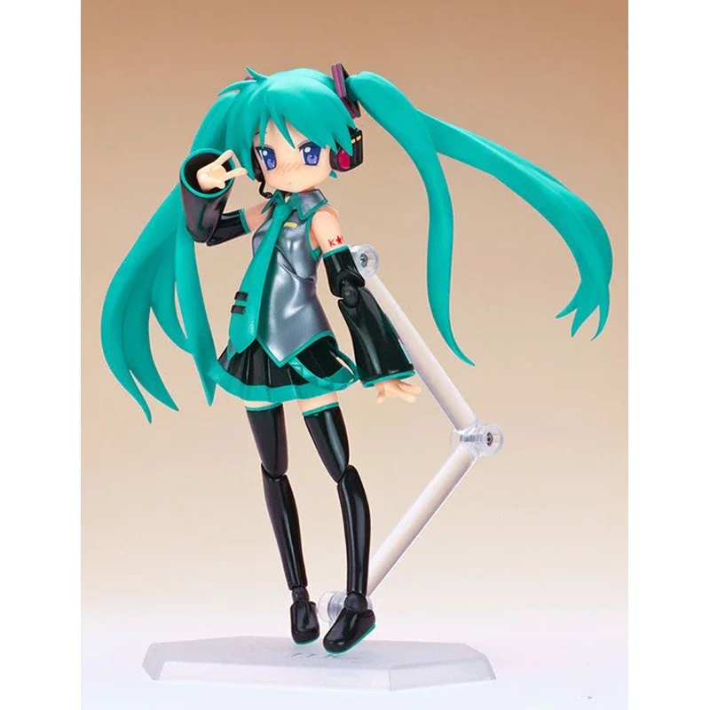 Original Genuine Max Factory FIGMA 035 Hiiragi Kagami Cosplay Hatsune Miku Lucky Star Model Animation Character Action Toy