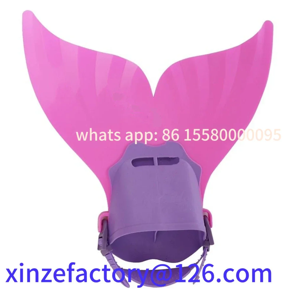 

Be suitable for Monofin mermaid fins for ch swimming shoes ildren fin flipper trainning kidscustomizable