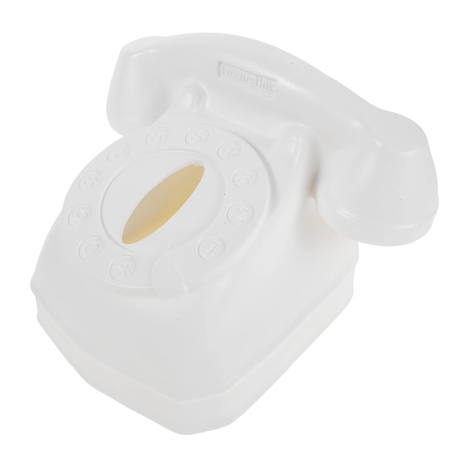 

Vintage Style Retro Telephone Tissue Box Paper Storage Napkin Holder Table Decor Bathroom Kitchen Car Home Use Decorative