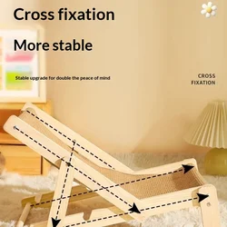 Rascador para gatos con cama y sisal: protector de sofá