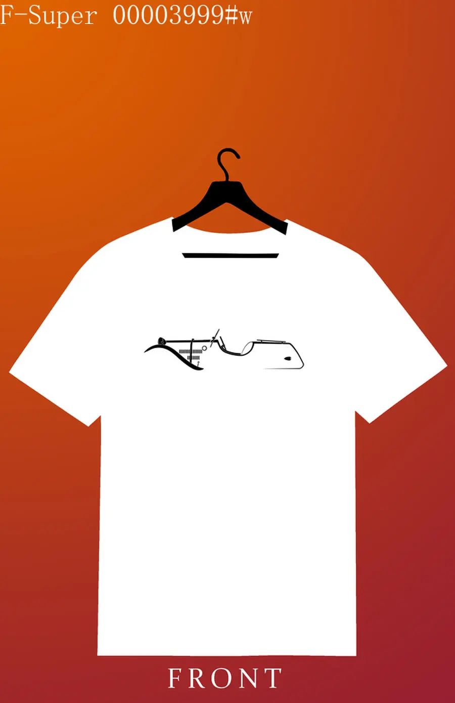 

Car Lovers T-shirt Morg car F-Super Men's and Women's Short-Sleeved with Patterns for Summer