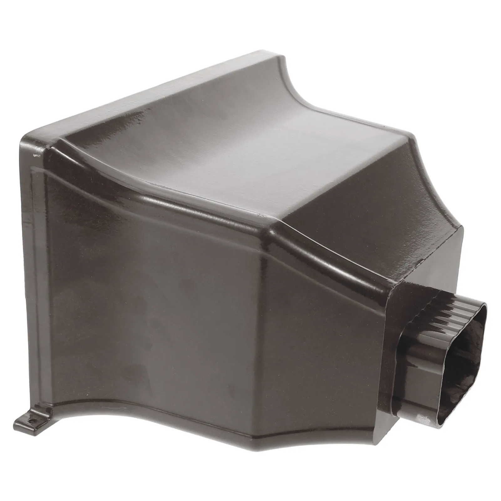 Curved Aluminum Alloy Rainwater Collector Funnel Rain Gutter Downspout Connector for Roof Drainage Yard Water Pipe