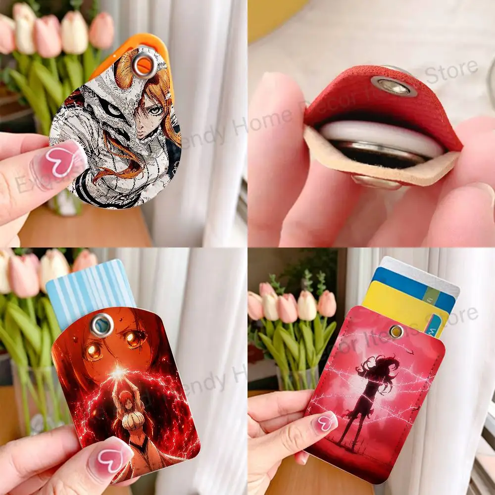 T-Thousand-Year Blood War Orihime Inoue Wholesale PU Leather Card Cover Styles Available Teardrop Long Small Rectangle Keychain