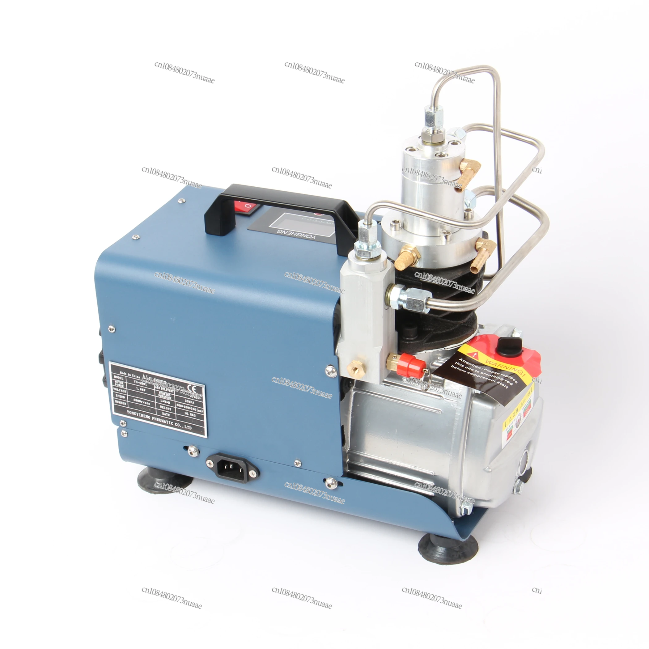 110V High Pressure Air Pump 4500psi 30Mpa Electric Water Cooled Air Compressor