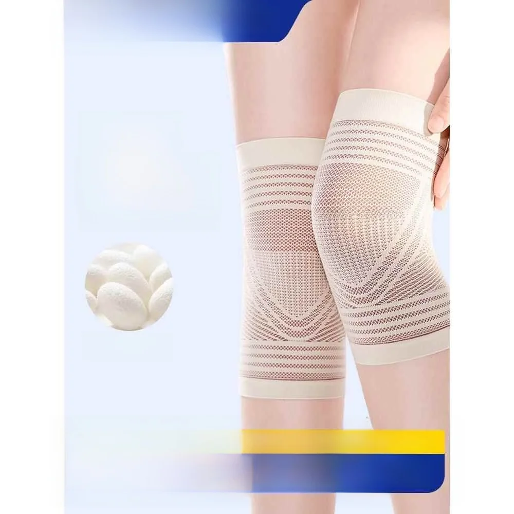 薄型膝パッド-男女兼用-半月型関節スポーツ用膝パッド-膝の怪我対策-冷え性対策-夏用-エアコン室用カバー-家庭用保護具