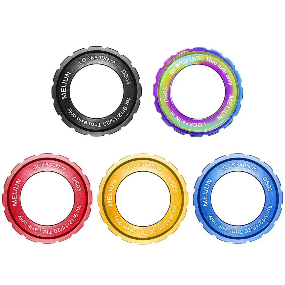 MEIJUN Bicycle Mountain Bike Centerlock Disc Brake Lock Ring Cap - Lock Cover Screw Cap