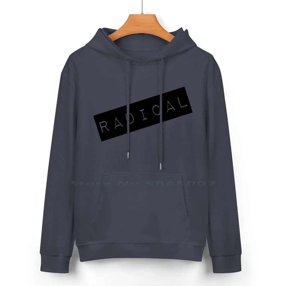 Radical Label Pure Cotton Hoodie Sweater 24 Colors Radical Label Political Radicalism Radicalist Radicalized Rebel Label