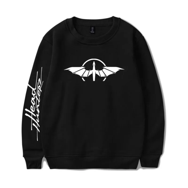 Headhunterz Dragon Merch Long Sleeve Crewneck Sweatshirt Winter For Women/Men Unisex O-neck Hiphop Rapper Streetwear