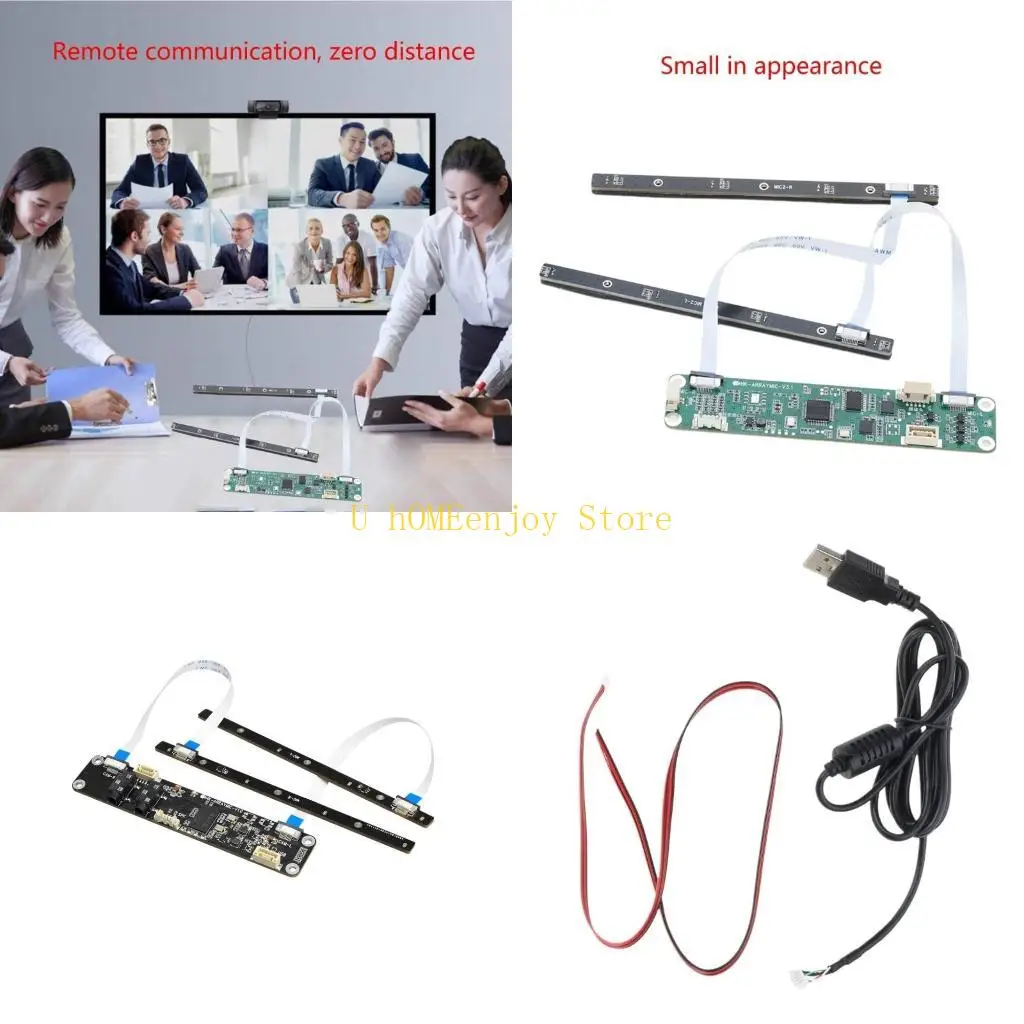B0KF Noise Suppression Microphone Board Module Sound Loudspeaker Beam-forming