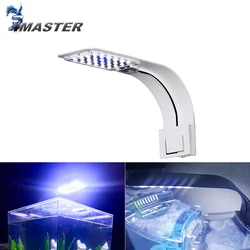 Luz led súper ligera de acuario para plantas, iluminación para cultivo de plantas acuáticas, lámpara de clip, resistente al agua, para tanque de peces, 5w, 10w y 15w