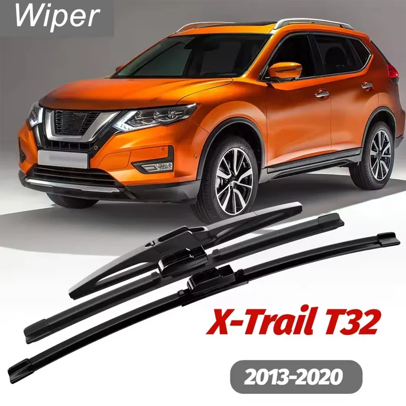 1set Front & Rear Windshield Wiper Blades Windscreen Wipers For Nissan X-Trail T32 2013-2020 2014 2015 2016 2017 Accessories