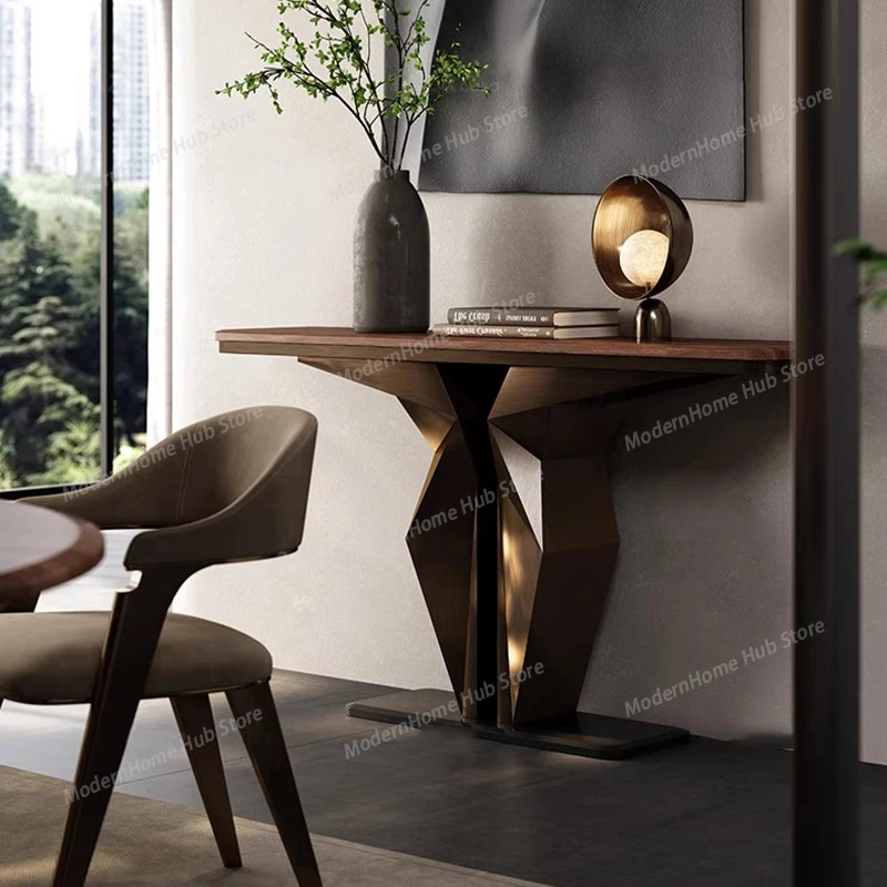 Premium Nordic Console Table Luxury Minimalist Modern Living Room Console Table Storage Organizer Wohnzimmer Tisch Furniture