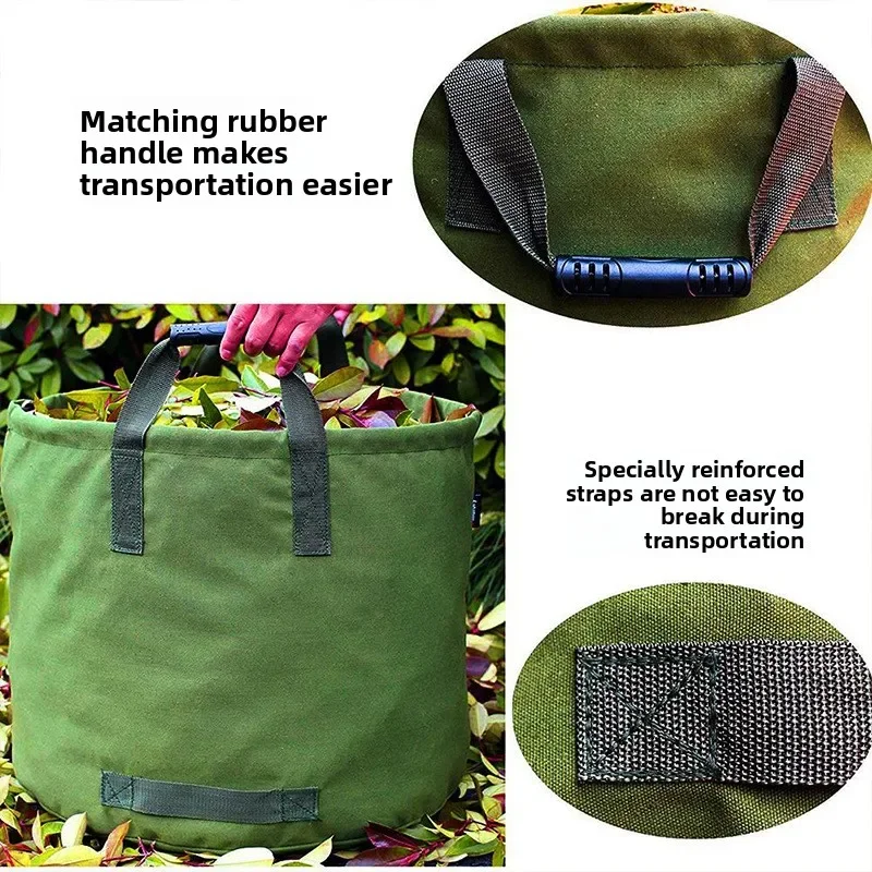 Premium New Garden Bag Agriculture And Forestry Leaf Green Storage Bag Gardening Tools Green Garden Bag