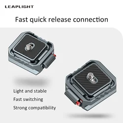 LEAPLIGHT All-Metal Arca Quick Release Kit Camera Quick Mount for Dji Zhiyun Stabilizer Tripod Head Slide Rail QR Mount