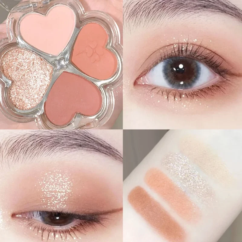 Eye Makeup Pearlescent Highlight Dreamy Eye Makeup Clover Eyeshadow Palette Eye Shadow Eyeshadow Palette Makeup Trimming