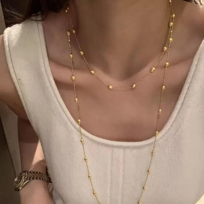 Trendy Long Chains Choker Necklaces For Woman Minimalist Multilayer Necklace For Women New Party Gifts Fashion Jewelry