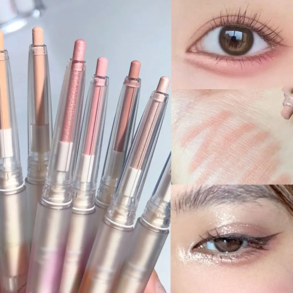 Bleistift Highlight Stift Eyeliner Gel Stift Erhellen Gesicht Highlighter Liegen Seidenraupe Bleistift Diamant Augen Bleistift Glitter Lidschatten Stift