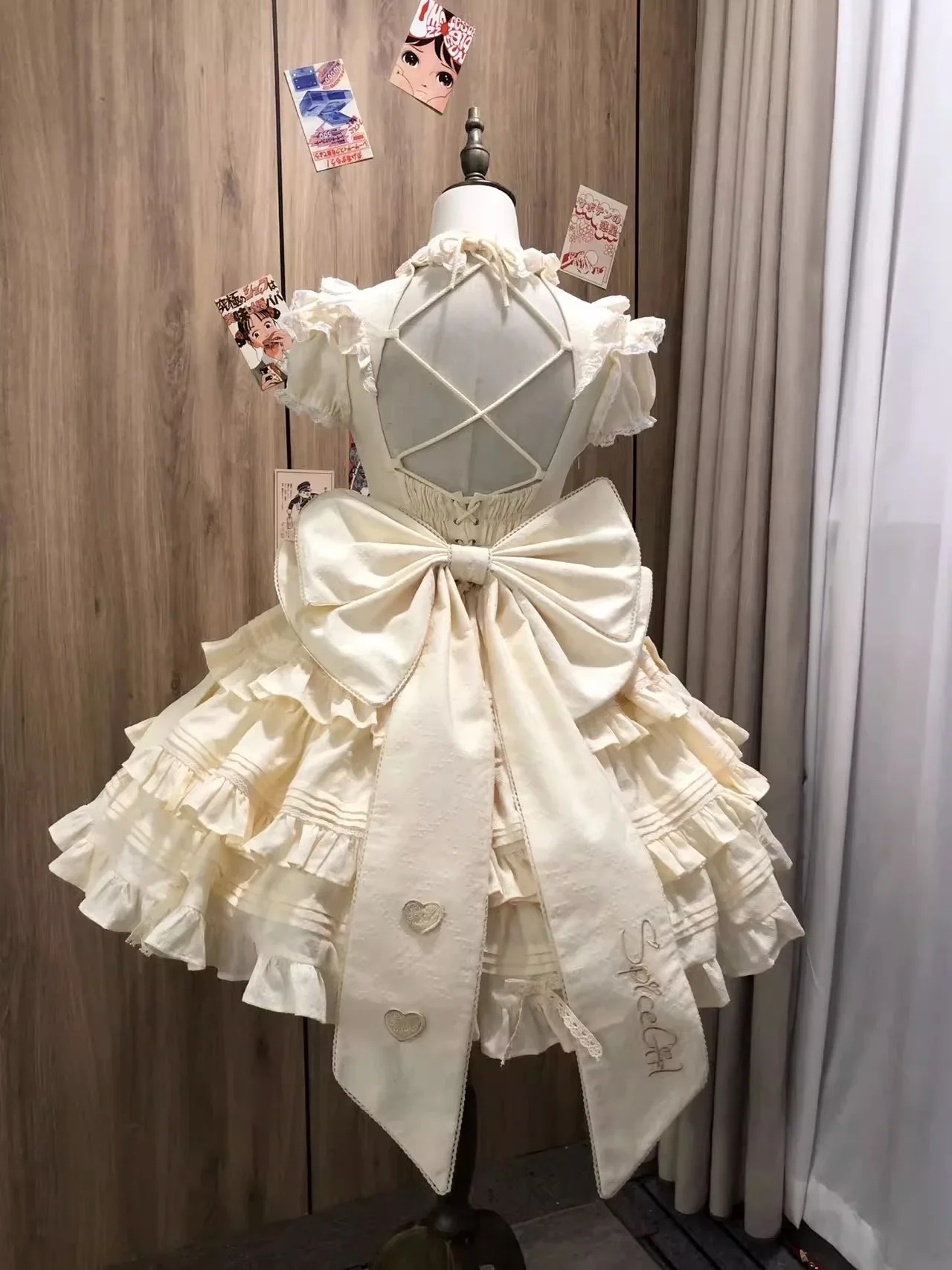 Vestido Lolita Kawaii para mujer, falda de puente, Princesa, dulce Hanfu, traje de estilo Palacio europeo, lindo vestido de Cosplay