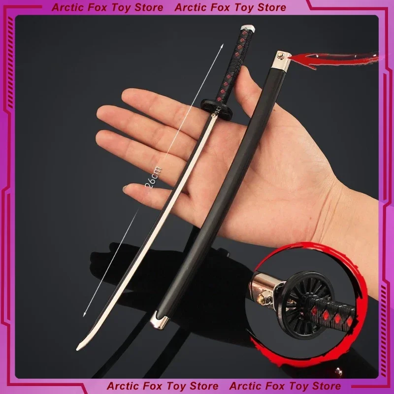 26Cm Nieuwe Demo Slaye Anime Figuur Kamado Tanjirou Perifere Metalen Armen Model Desktop Decoratie Ornamenten Verjaardagscadeautjes Speelgoed