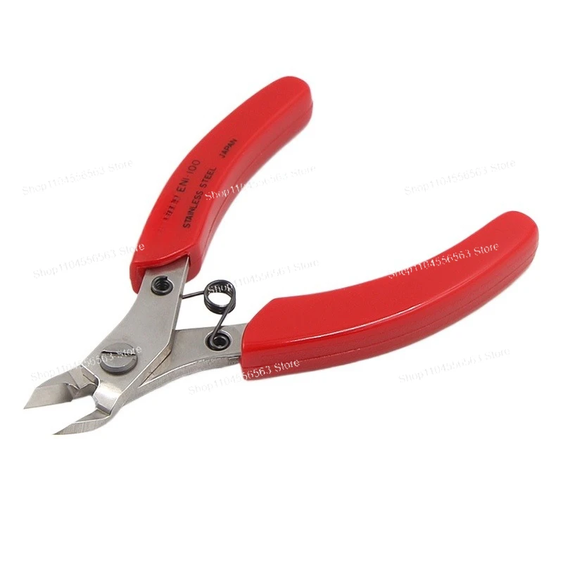 Precision Stainless Steel Diagonal Cutting Pliers with Offset Jaw for Electronics and Jewelry Making