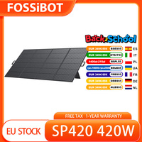 FOSSiBOT SP420 420W Portable Fordable Solar Panel, 23.4% Conversion Efficiency, IP67 Waterproof, Foldable and Portable
