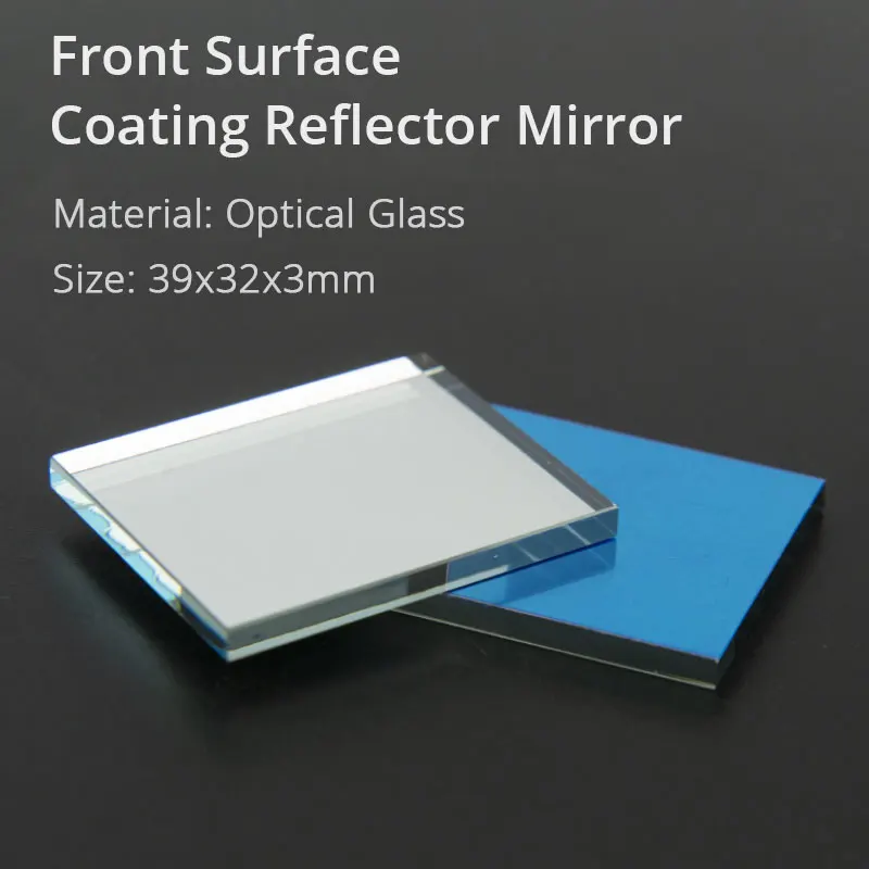 2pcs Optical Front Surface Mirrors 39x32mm DIY Projector Accessories High Reflectivity First Surface Mirror Reflector