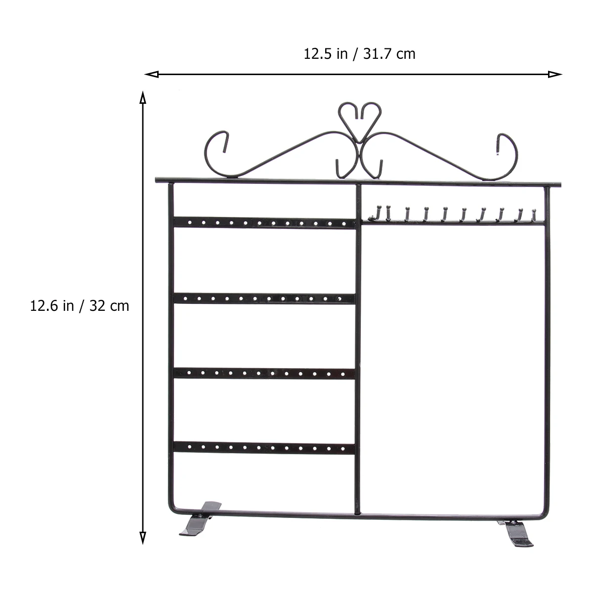 

Jewelry Display Stand Necklace Storage Rack Stylish Chain Holder Iron Art Showcase Home Decor Elegant Piece Organizer