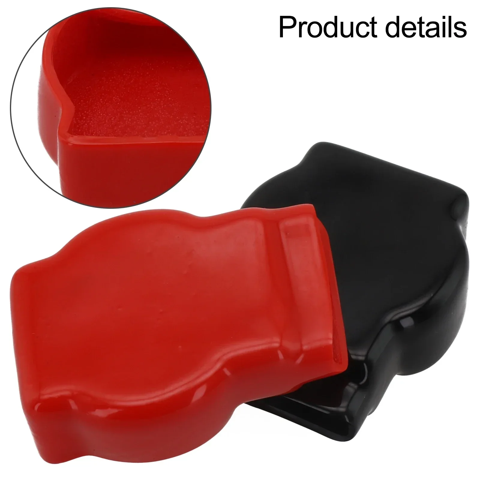 Car Hot Battery Terminal Covers Positive Negative Top Post Cap Universal Car Motorcycle Truck Parts Car Accessories New PVC