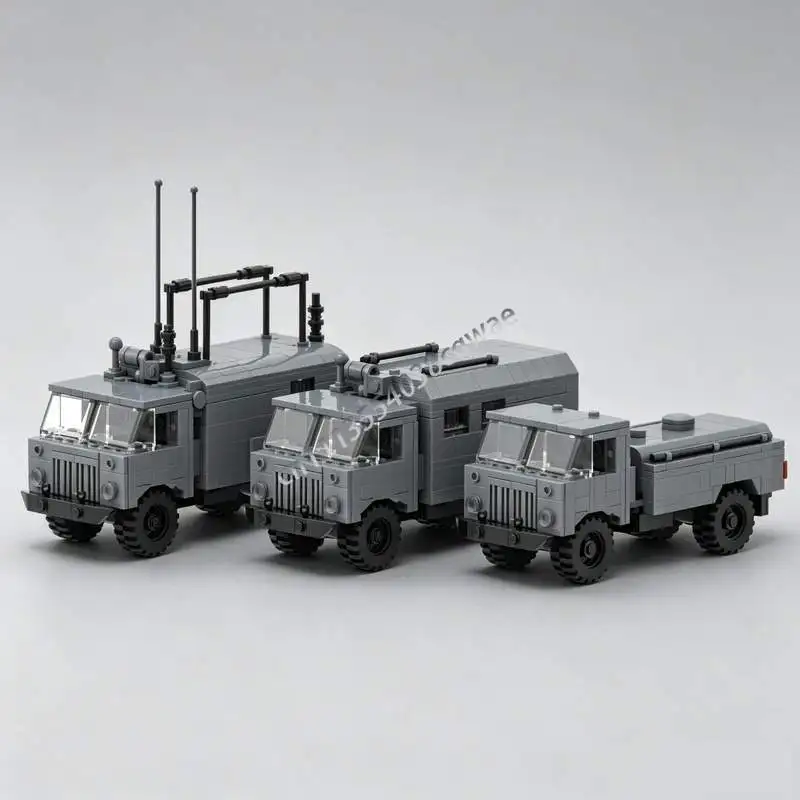 777PCS MOC Off Road Tanker Truck Model Heavy Duty Utility Vehicle Custom DIY Creative Assembly Building Blocks Collectible Gifts