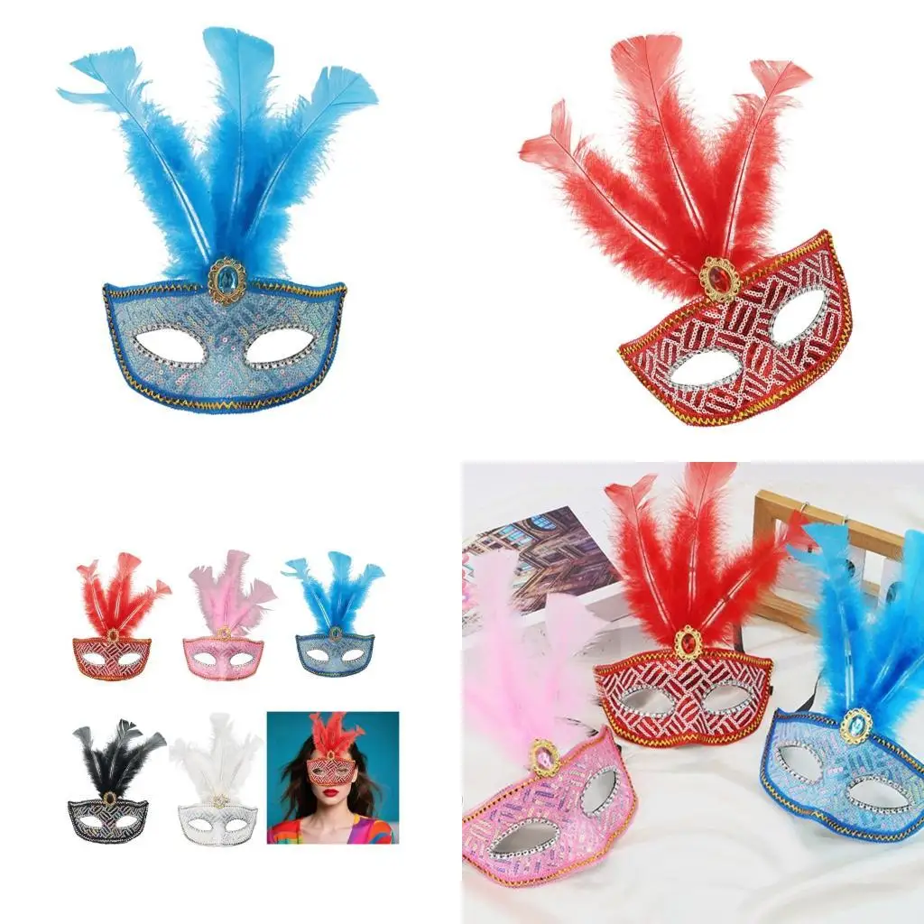 

652F Costume Mask Masquerades Mask Halloween Mardi Gras Cosplay Party Mask