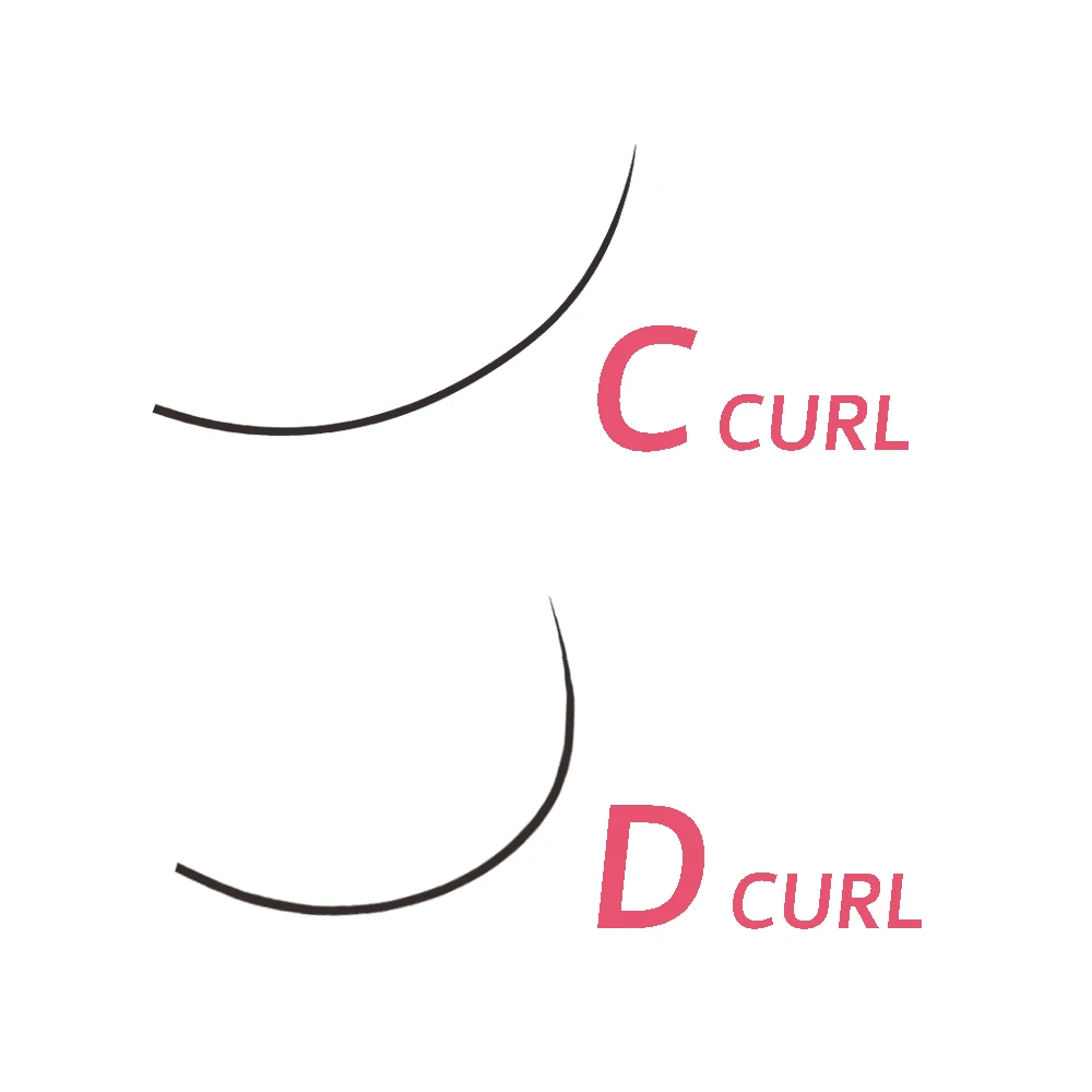 60 Stück 30D C/D/L Curl Cluster Wimpernverlängerung für einen Cat-Eye-Look, natürliche Einzelwimpern-Bündel, Make-up-Tool, Wimpern, Cilia – Detail 4