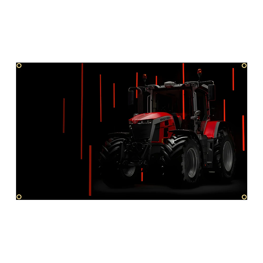 Massey Fergusons Tractor Flags Polyester Printed Banner For Decoration Tapestry