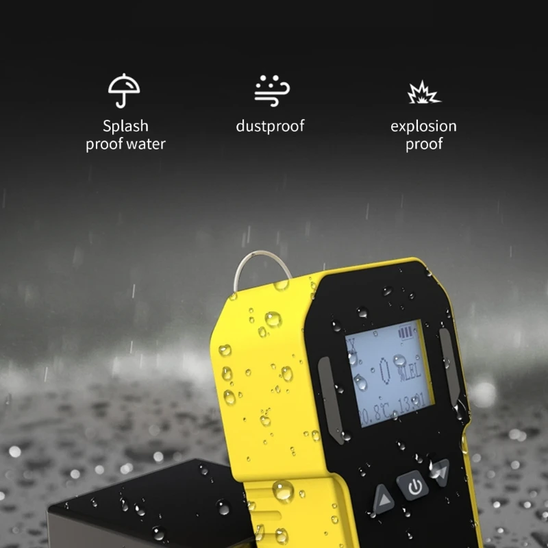 Портативный портативный 0-100ppm Ammoniac Meter H2S/O3/CO/CO2/H2S/O2/NO2/NO/EX/NH4 Детекторы газа со звуковой и легкой тревогой