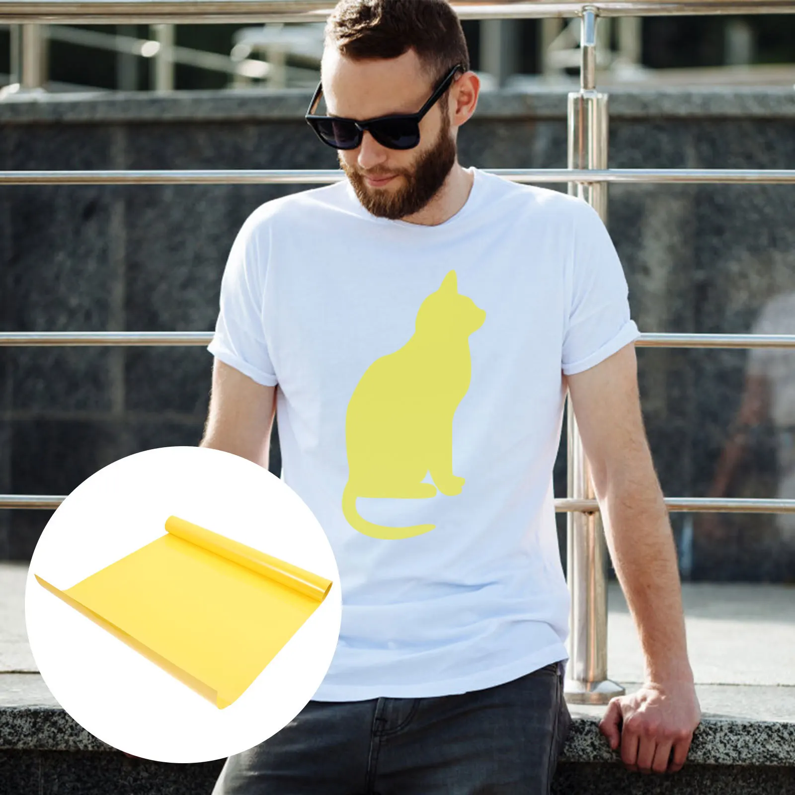 

1 Roll Heat Transfer Film Pvc Diy Engraving Craft For T-Shirt Shoe Apron Cap Decoration Iron On Clothing Project Diy Craft Film