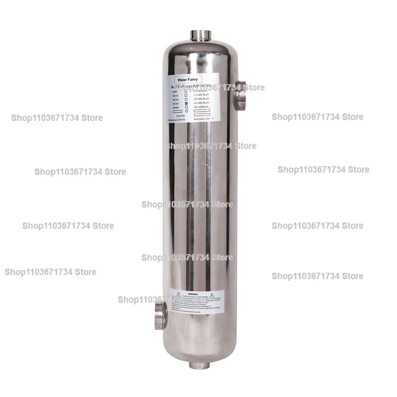 

Hot Sale Swimming Pool Plate and Tube Stainless Steel Heat Exchanger