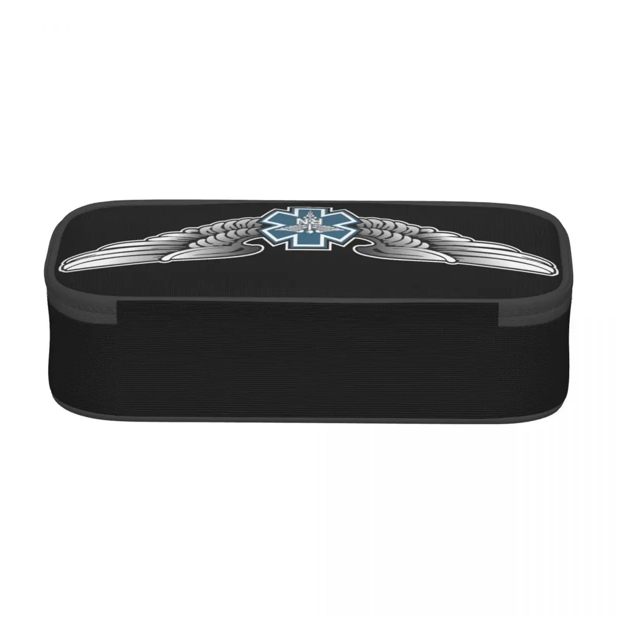 مخصص نجمة الحياة شعار مقلمة لفتاة صبي سعة كبيرة شعار EMT صندوق القلم حقيبة الملحقات المدرسية #4