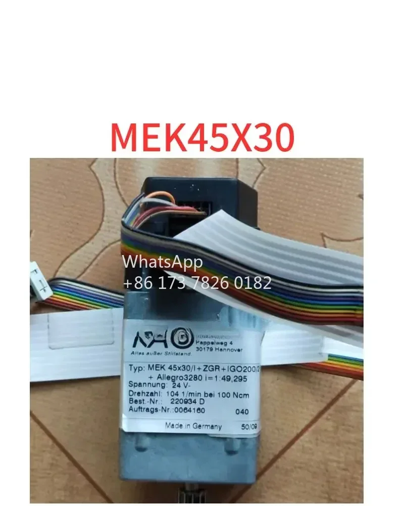 

Used Reduction Motor MEK45X30 DC24V