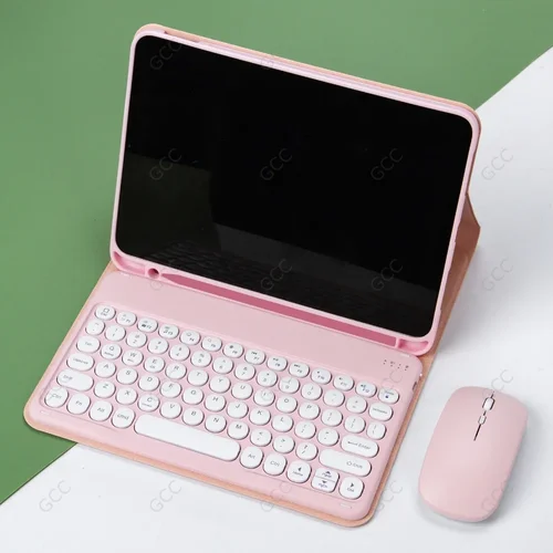 Imagen 1 del producto Fundas para teclado de tabletas para el nuevo iPad 11th A16 2025 con ranura para lápiz para iPad 10th 9th 8th Air 6 5 4 Air 3 Pro 11 4th 3rd