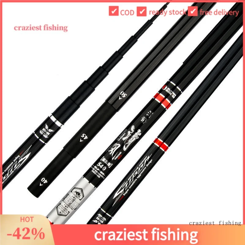 

Fly Fishing Kits Fishing Rod Machine Telescopic Pole Surfcasting Carp Cane Carbon Rod for Reel Casting Spinning Rods