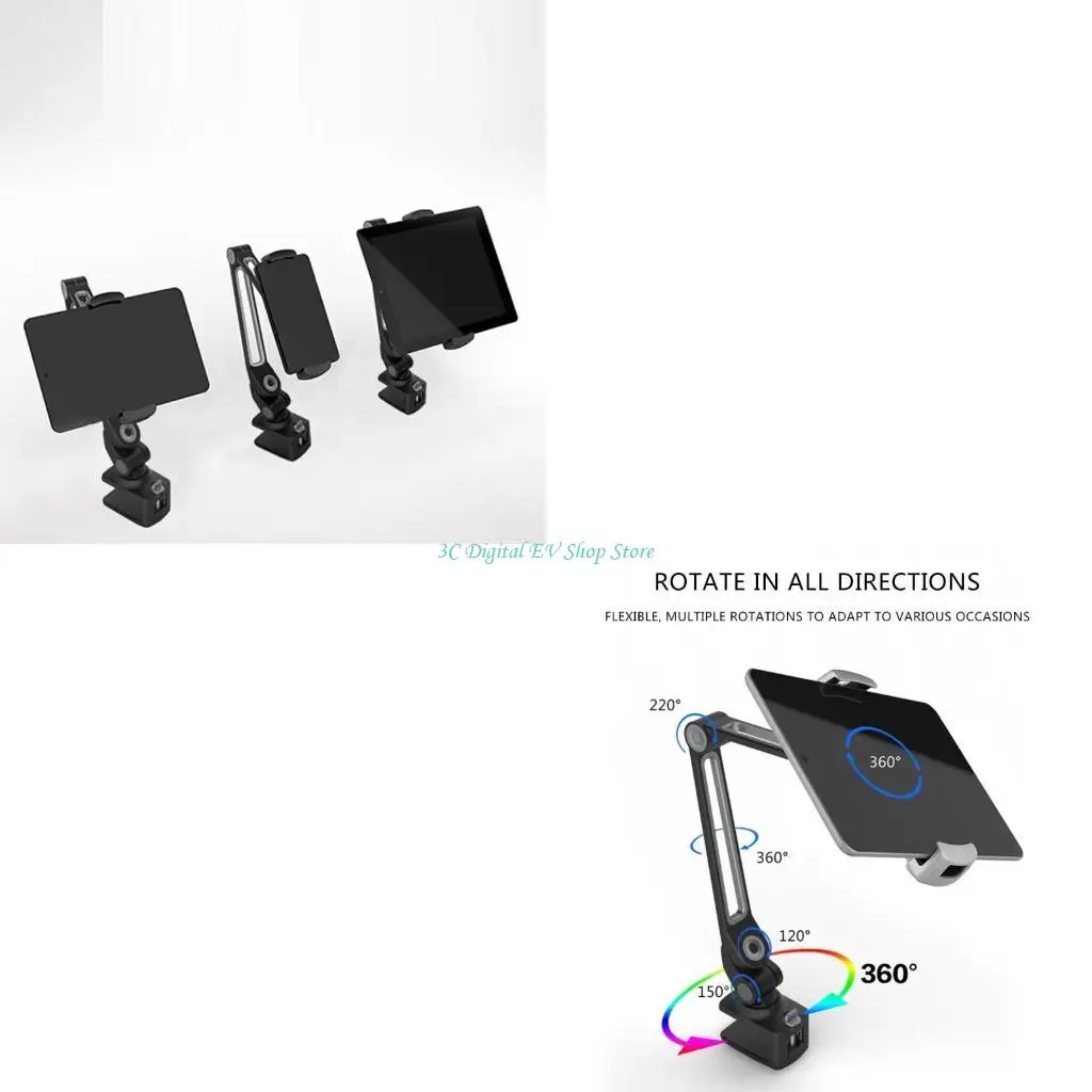 E74D Universal Cell Phone Stand for Angle Adjustable Desk Sturdy Phone Holder for Mobile