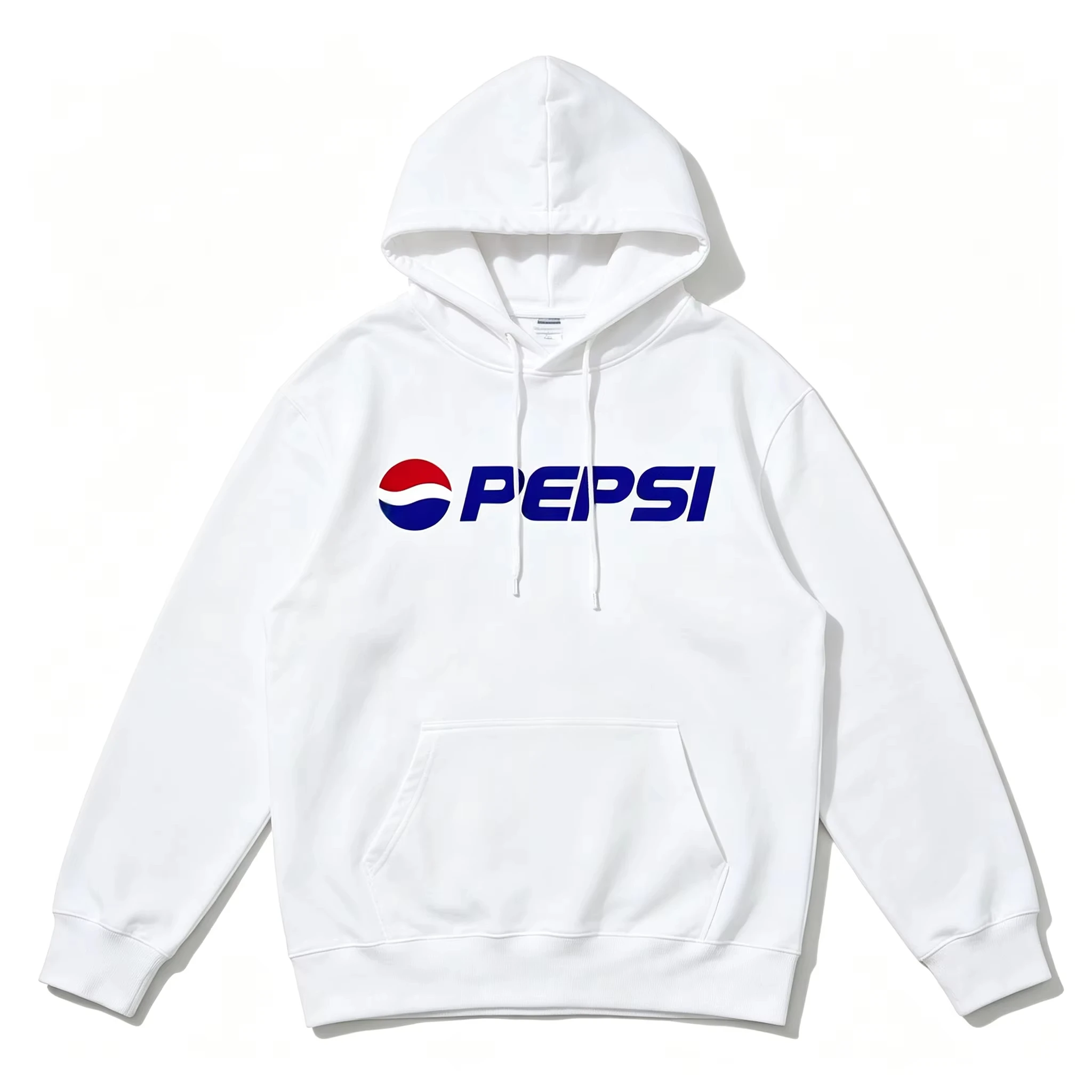 2026 Neue Trendmarke INS Pepsi Cola Print Hoodie Sprite Coca-Cola Herren- und Damen-Loose-Fit-Paar-Langarm-Streetwear – Detail 13