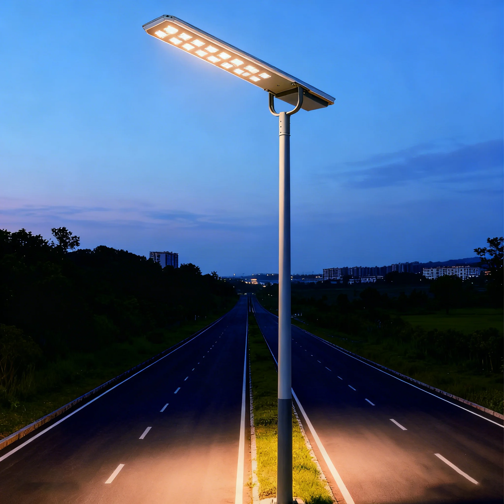 240W 320W 400W Engineering Solar Street Light High Brightness Monocrystalline LED Lamp for Expressway Highway Project Lighting